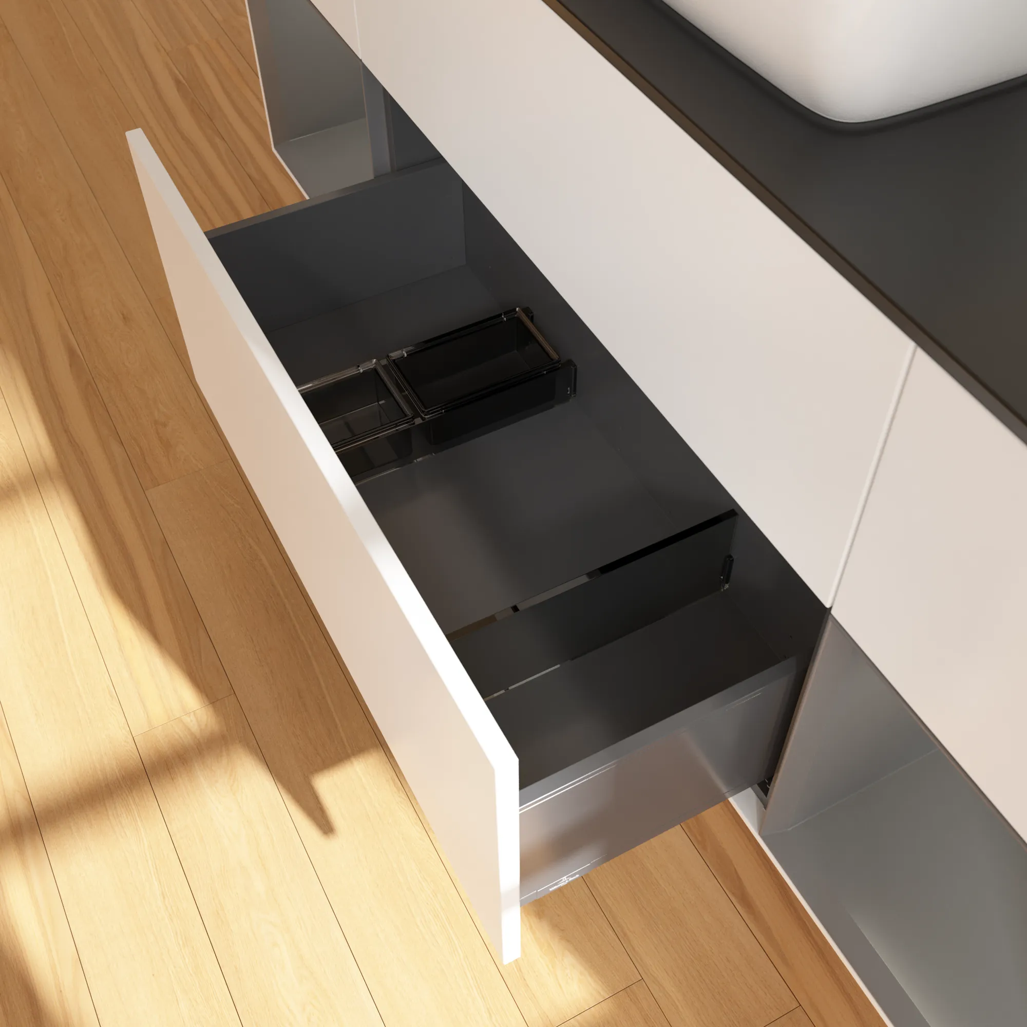 Villeroy & Boch Waschtischunterschrank „Finion“ für Schrankwaschtisch 1600 × 603 × 501 mm White Matt Lacquer, für Becken mittig Villeroy & Boch Waschtischunterschrank „Finion“ für Schrankwaschtisch 1600 × 603 × 501 mm White Matt Lacquer, für Becken mittig