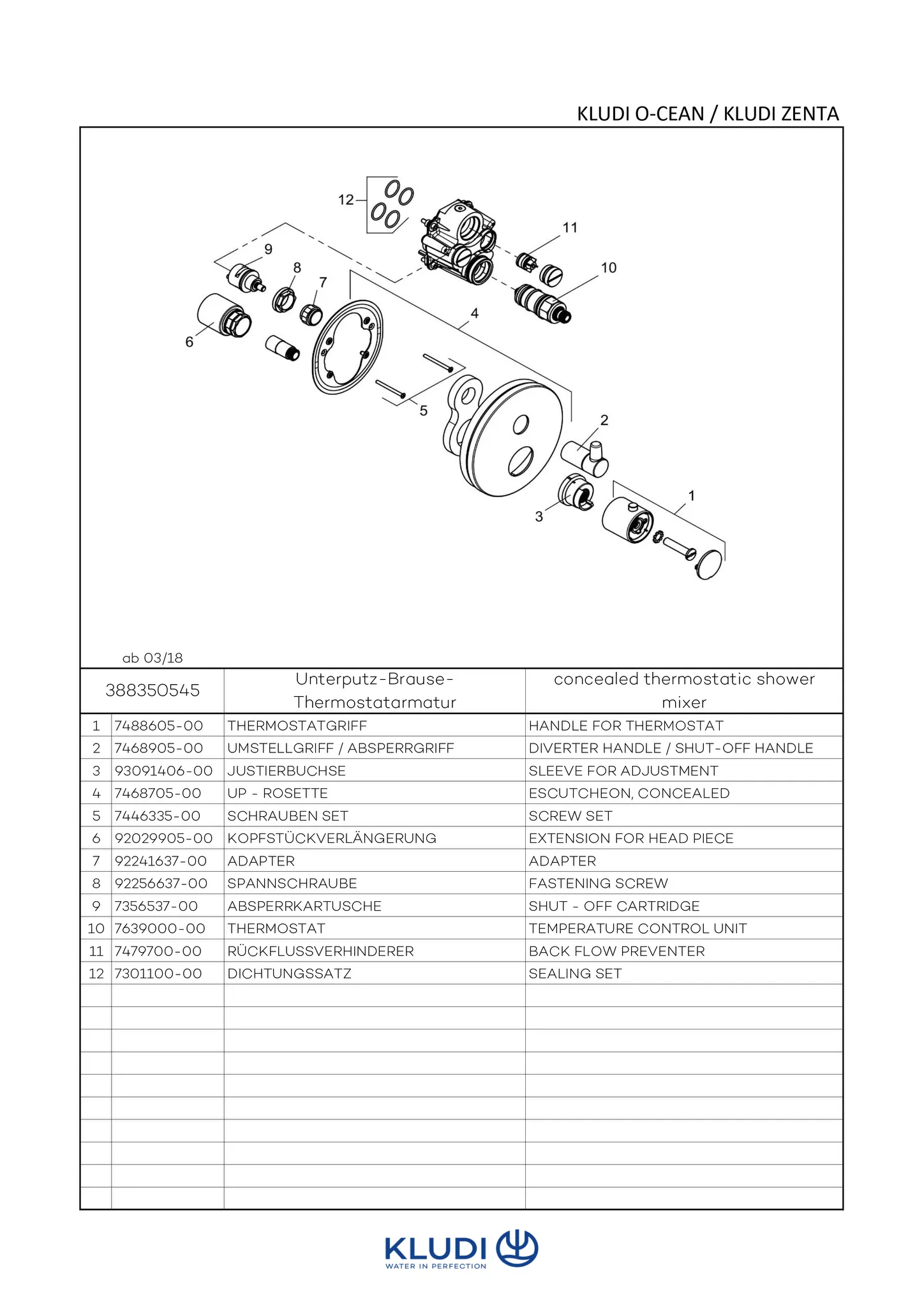 ZENTA UnterputzBrauseThermostatarmatur FeinbauSet mitFunktionseinheit chrom ZENTA UnterputzBrauseThermostatarmatur FeinbauSet mitFunktionseinheit chrom
