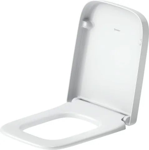 Duravit Univ. WC-Sitz Eckig Tief 438mm Ülap., Weiß