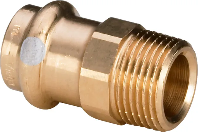 Viega Übergangsstück mit SC Profipress S 4511 in 15mm x R1/2 Rotguss, Sonderangebot Viega Übergangsstück mit SC Profipress S 4511 in 15mm x R1/2 Rotguss, Sonderangebot
