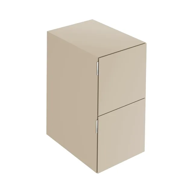 KEUCO Sideboard mit Auszügen „Edition 11 Art“ Sand (Lack, seidenmatt), Sand (Lack, seidenmatt), mit Beleuchtung 40 × 70 × 49 cm
