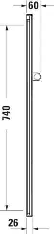 Brausestange Brausen und Zubehör Brausestange „ZubehörArmaturen“ in Weiß (hochglanz)