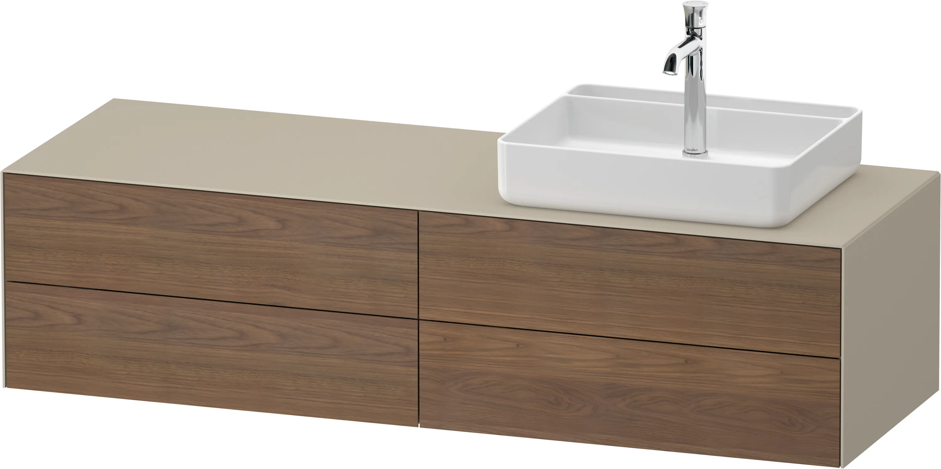 Duravit Waschtischunterschrank „White Tulip“, mit Beleuchtung
