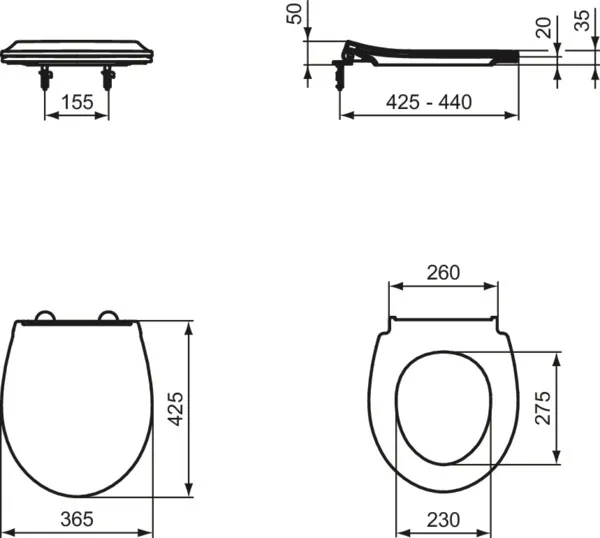 Ideal Standard WC-Sitz „Tirso“