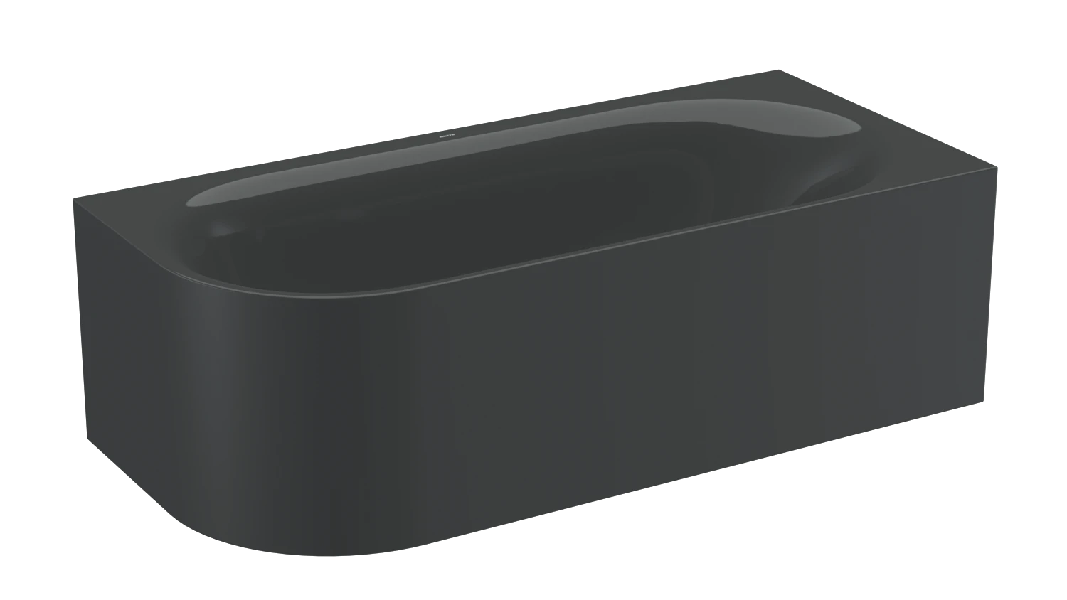 Bette oval Badewanne „BetteLux Oval V Silhouette“ 185 × 85 cm in Schwarz Bette oval Badewanne „BetteLux Oval V Silhouette“ 185 × 85 cm in Schwarz