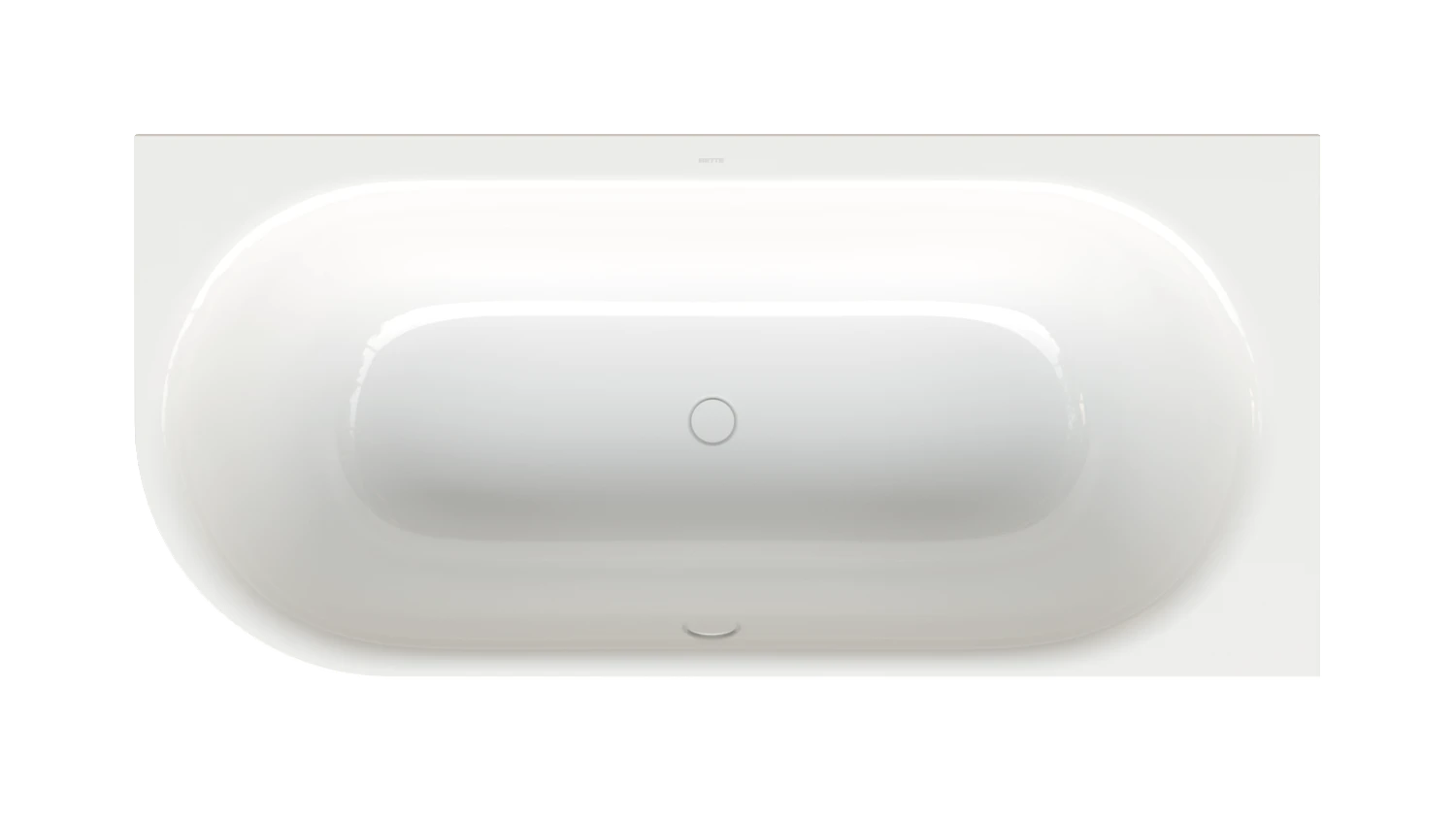 Bette oval Badewanne „BetteLux Oval V Silhouette“ 185 × 85 cm in Weiß Bette oval Badewanne „BetteLux Oval V Silhouette“ 185 × 85 cm in Weiß