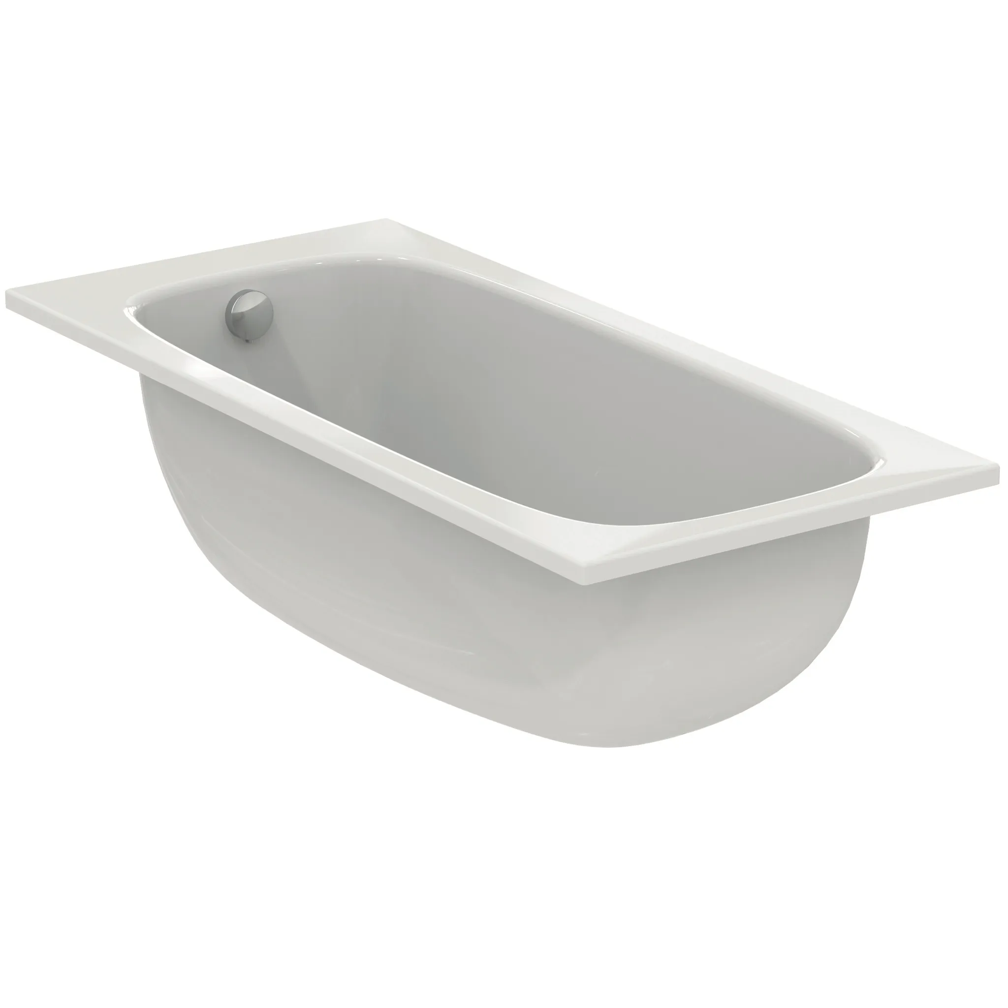 Ideal Standard Badewanne „i.life“ 75 × 170 cm Ablauf: Fußablauf / Größe: 75 × 170 cm