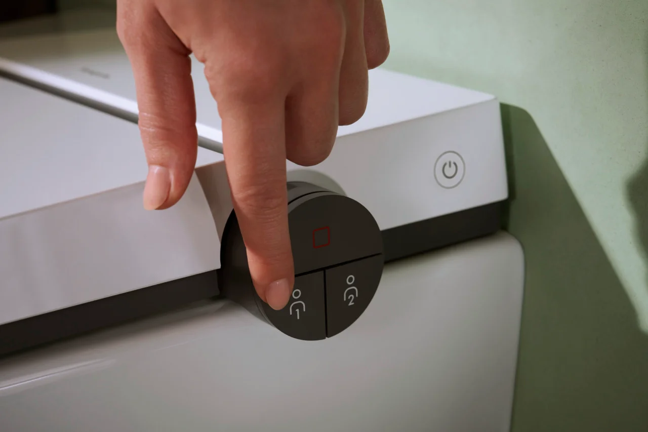Hansgrohe LavaPura Element S Wand-Dusch-WC Komplettset, weiß, AquaHelix Flush, SmartClean, HygieneEffect