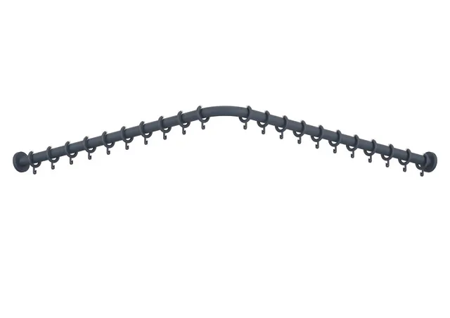 HEWI Duschvorhangstange „Serie 801“ 151,8 × 151,8 cm HEWI Duschvorhangstange „Serie 801“ 151,8 × 151,8 cm