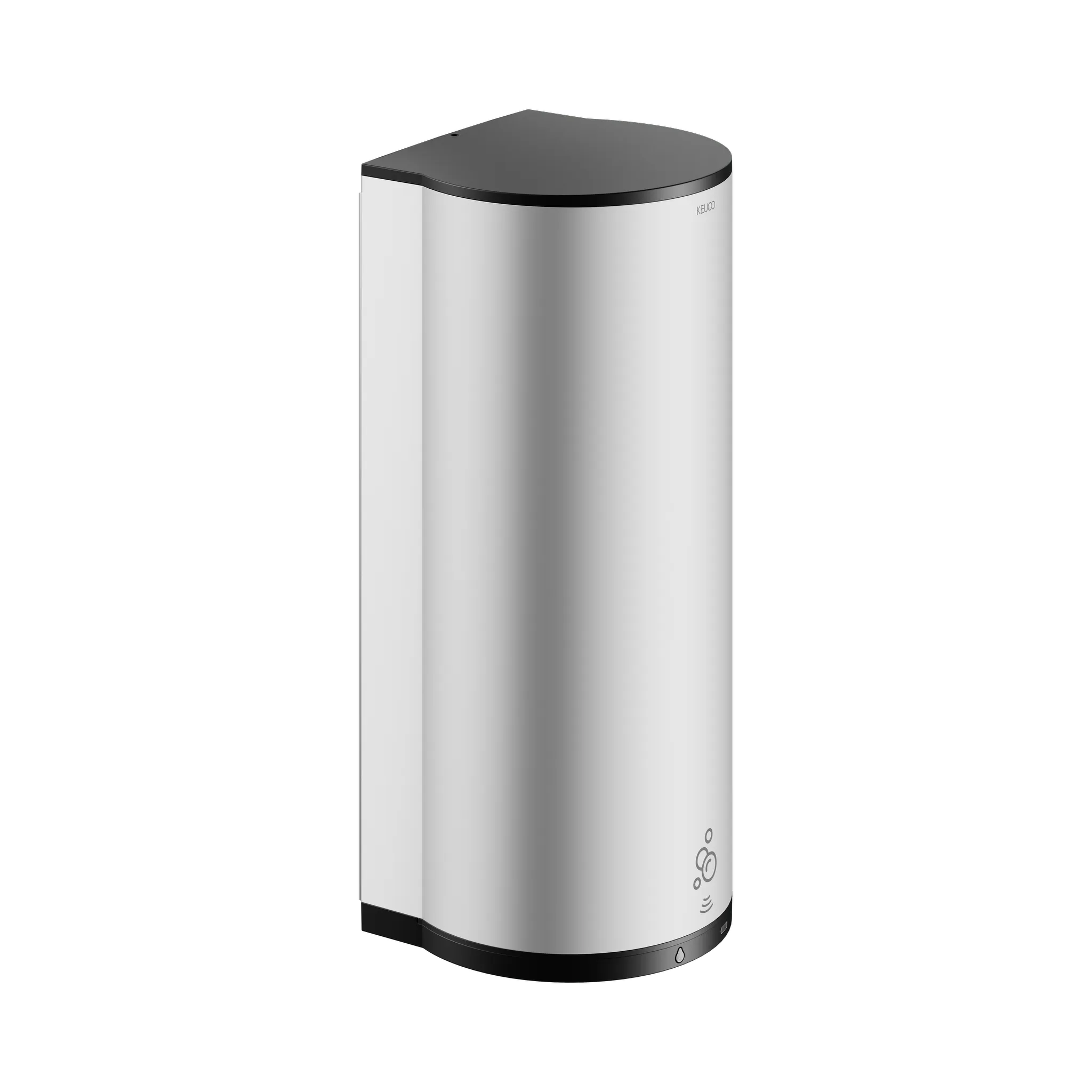 Plan Schaumlotionspender elektronisch / Wandmodell silber-eloxiert