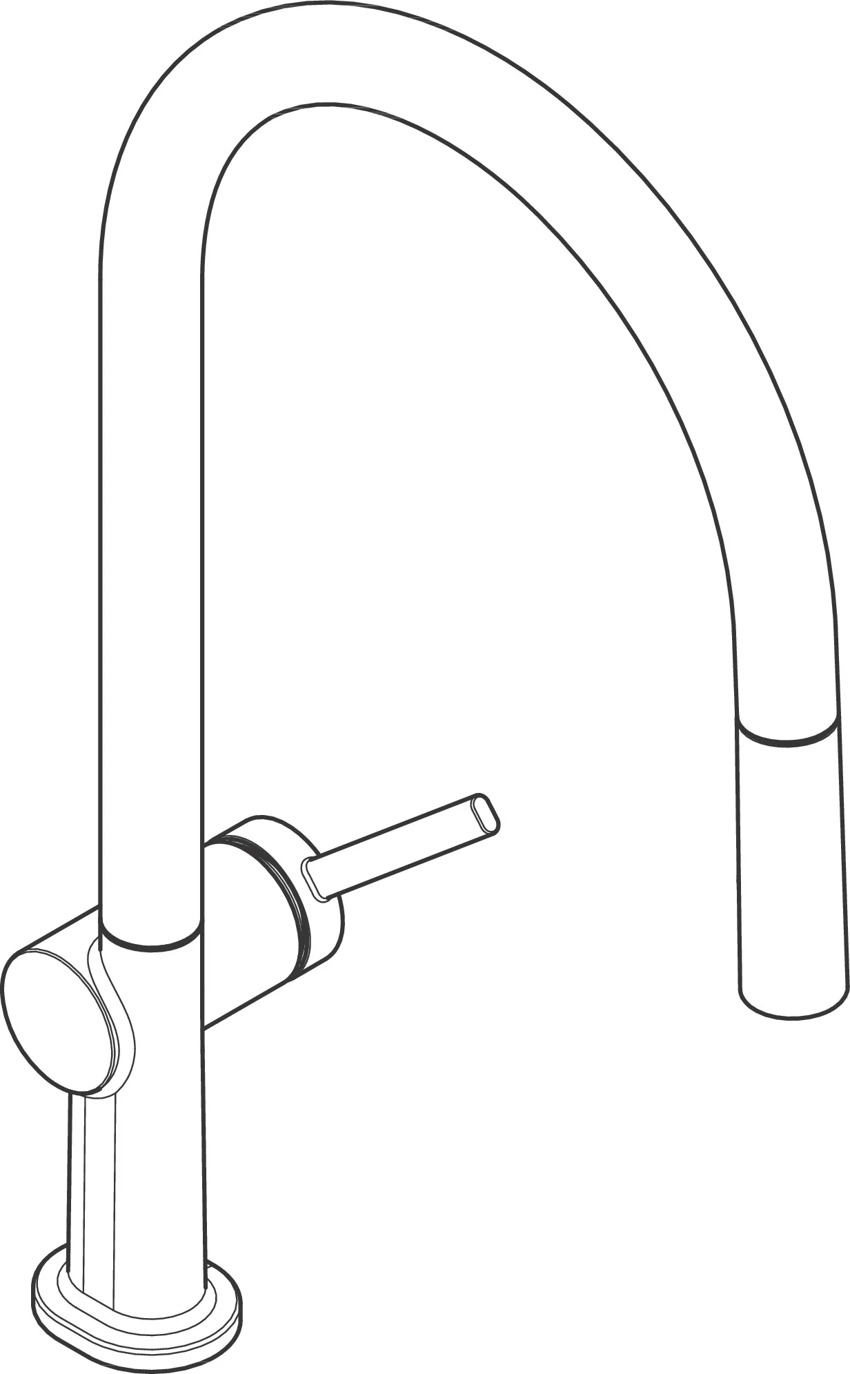 Hansgrohe Talis M54 Einhebel-Küchenmischer 210 mit Ausziehbrause 2jet BBC, Brushed Black Chrome, Schwenkbereich einstellbar in 4 Stufen, max. Durchflussmenge 8 l/min, Hahnlochbohrung 35 mm