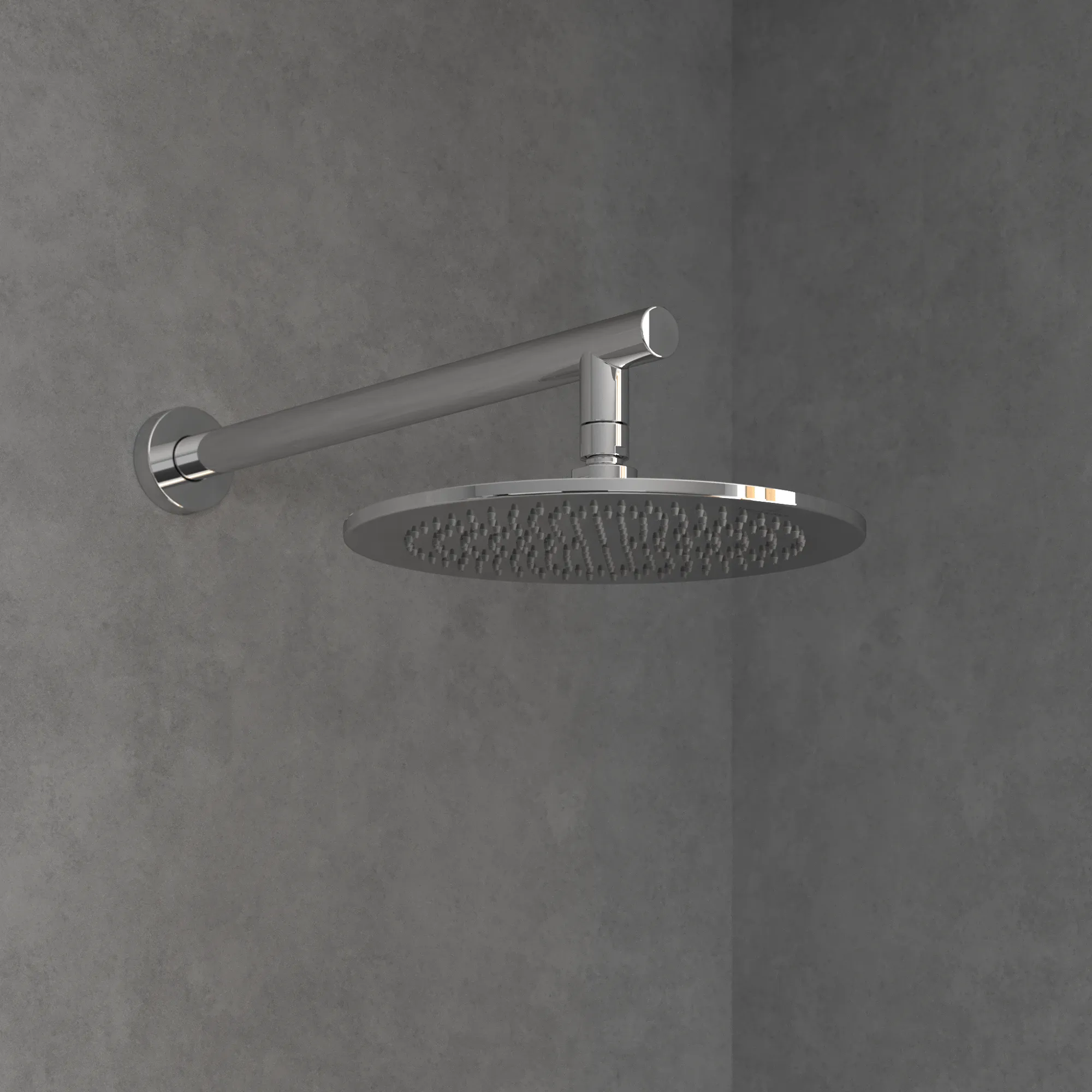 Duschkopf TVC00000100061, rund ⌀ 25 × 6,3 cm in Chrom Duschkopf TVC00000100061, rund ⌀ 25 × 6,3 cm in Chrom