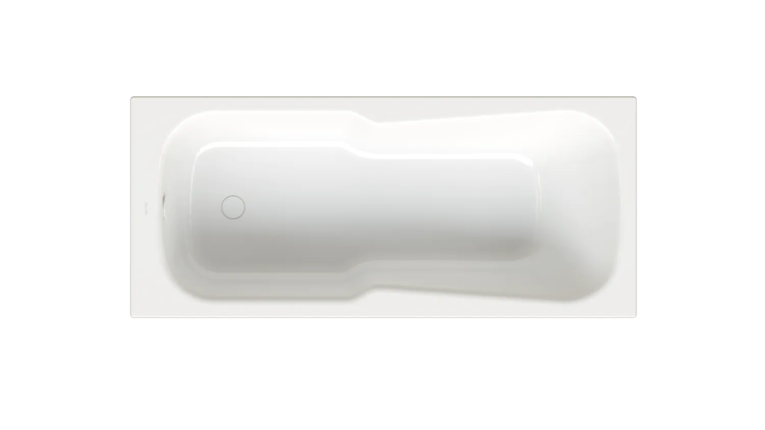 Bette BetteSet Badewanne Rechteck 1600x700x380 mm Weiß glasierter Titan-Stahl Einbau Unterbau Bade-Duschkombination 1-Sitzer