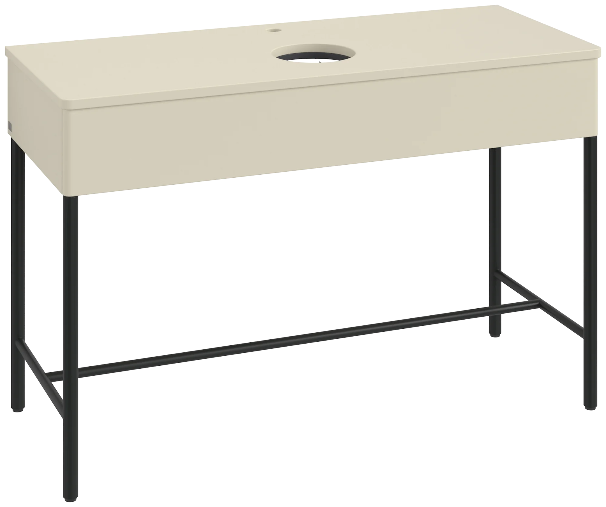 Villeroy & Boch Waschbeckenunterschrank Artis L62051, Silk Grey Matt Lacquer, 1200x782x500mm, mit Metallgestell, Beleuchtung, Push-to-open Funktion