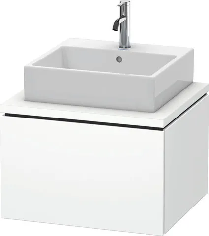 Duravit Waschtischunterschrank wandhängend „L-Cube“ 62 × 40 × 54,7 cm Weiß Matt