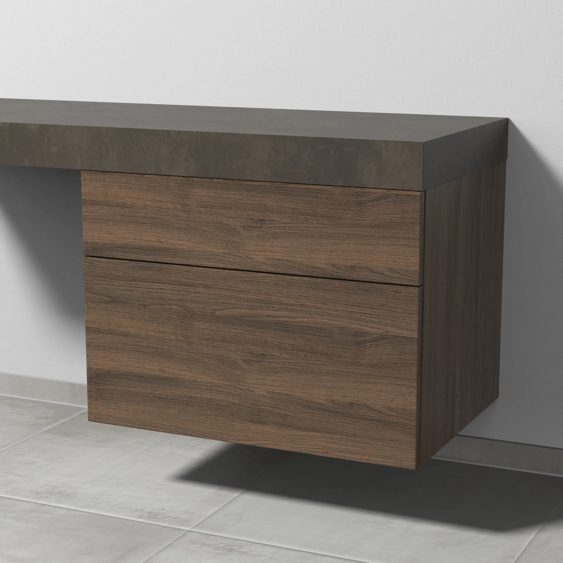 Unterschrank 2morrow (P1222) 510x700x520 Anthrazit-Matt