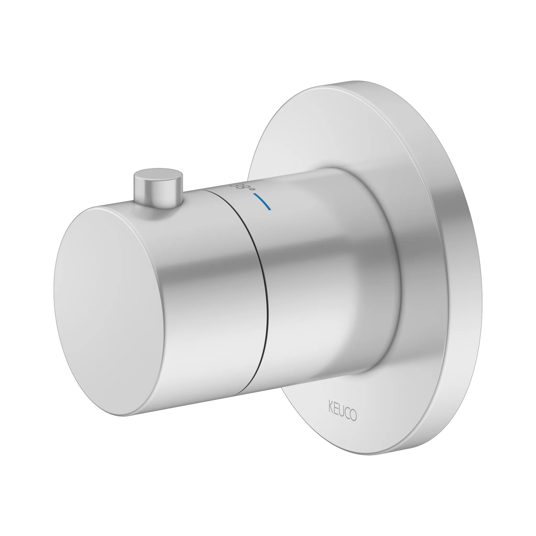 IXMO 59553170001 Thermostatarmatur UP DN15 rund Aluminium-finish IXMO 59553170001 Thermostatarmatur UP DN15 rund Aluminium-finish