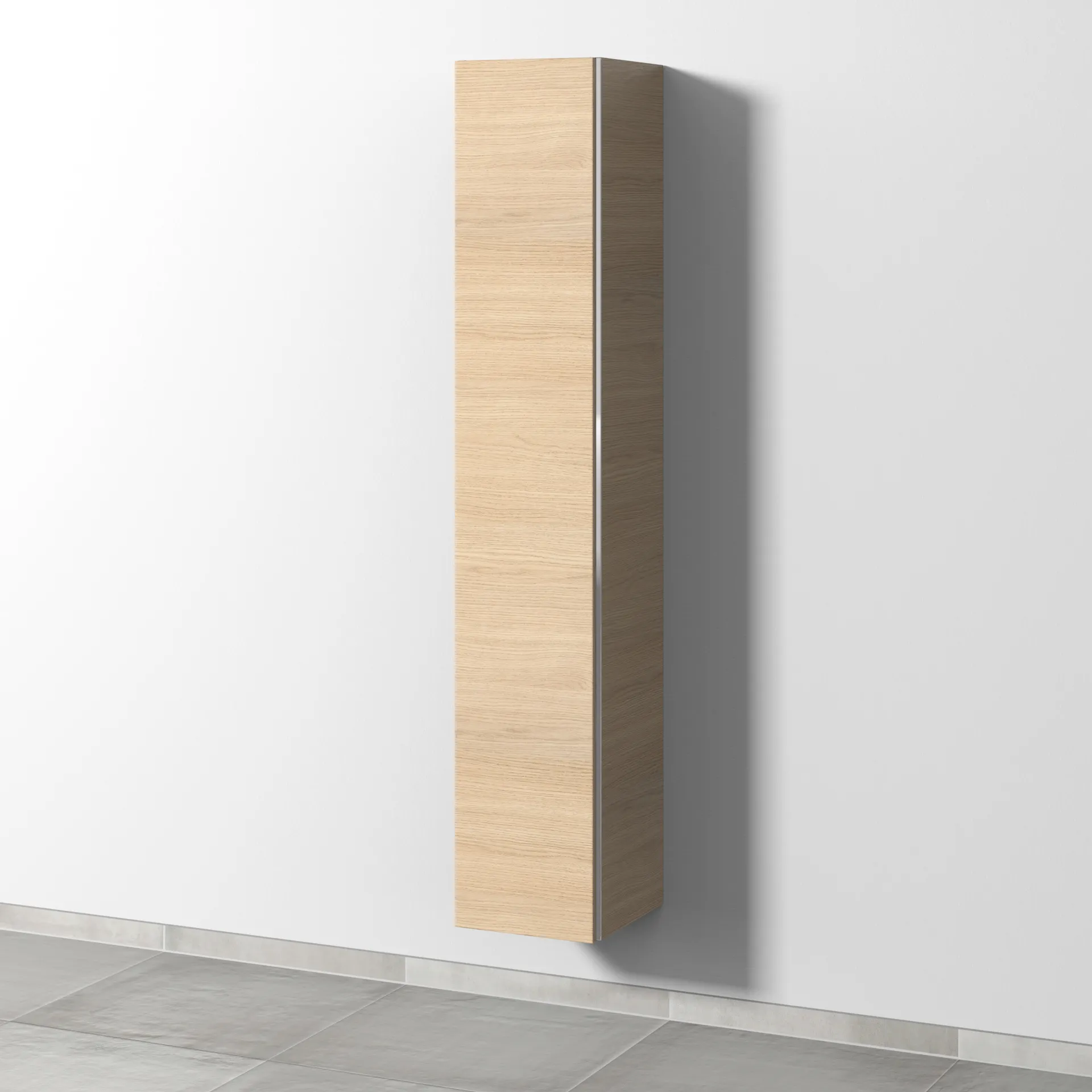 Sanipa Hochschrank „3way“ 300 × 1700 × 345 mm Anschlag links, in Eiche Nordic, Anschlag links