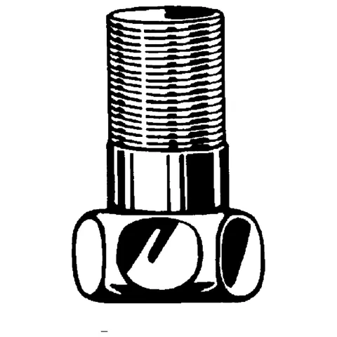 Anschluss 12424, gerade, Mutter 1 1/2'' x 1 1/4'' Außengewinde, für Grohtherm XL DN 25, chrom Anschluss 12424, gerade, Mutter 1 1/2'' x 1 1/4'' Außengewinde, für Grohtherm XL DN 25, chrom
