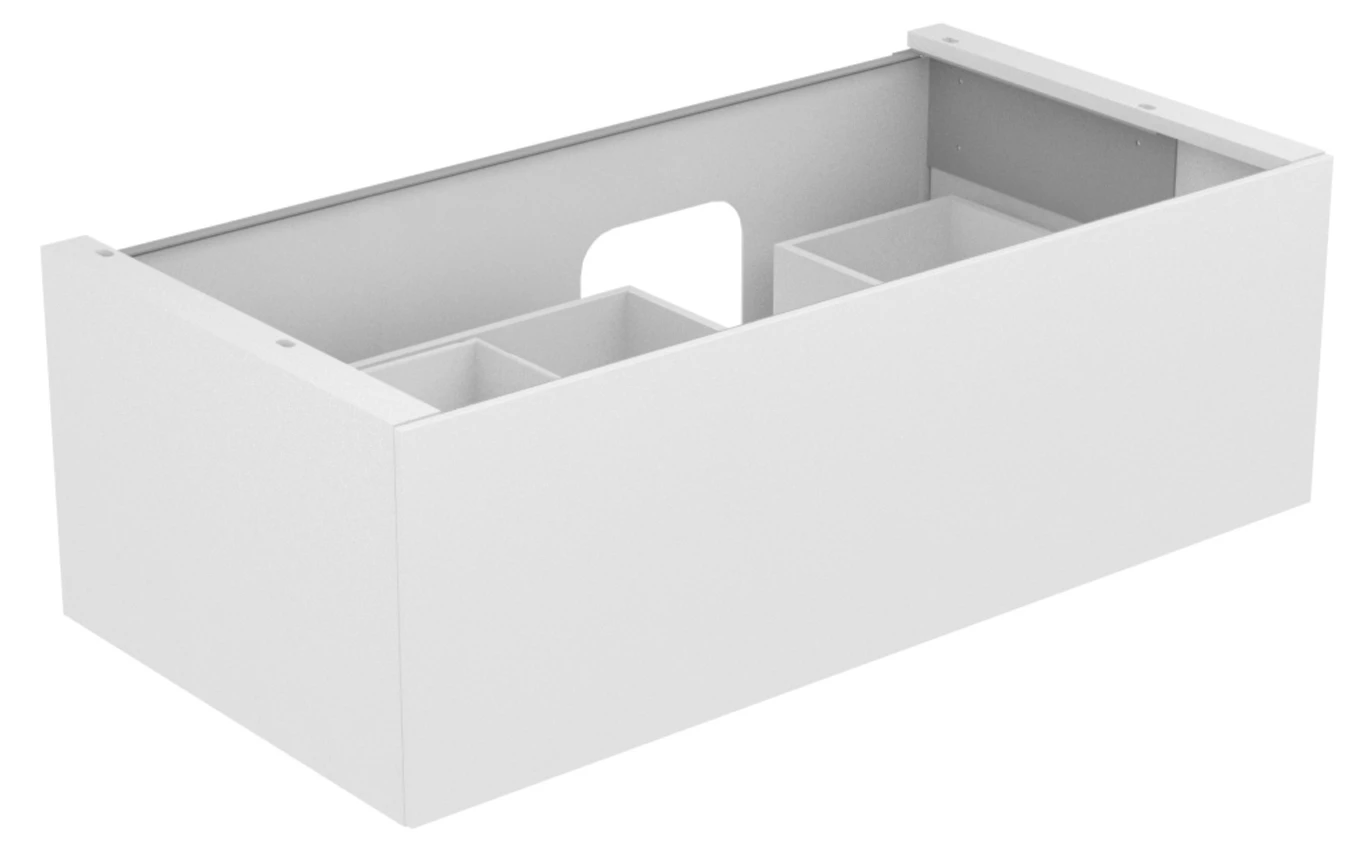 KEUCO Waschtischunterschrank mit Auszug „Edition 11“ Cashmere (Glas, satiniert), Cashmere (Lack, seidenmatt), Becken rechts, ohne Beleuchtung 1050 × 350 × 535 mm KEUCO Waschtischunterschrank mit Auszug „Edition 11“ Cashmere (Glas, satiniert), Cashmere (Lack, seidenmatt), Becken rechts, ohne Beleuchtung 1050 × 350 × 535 mm