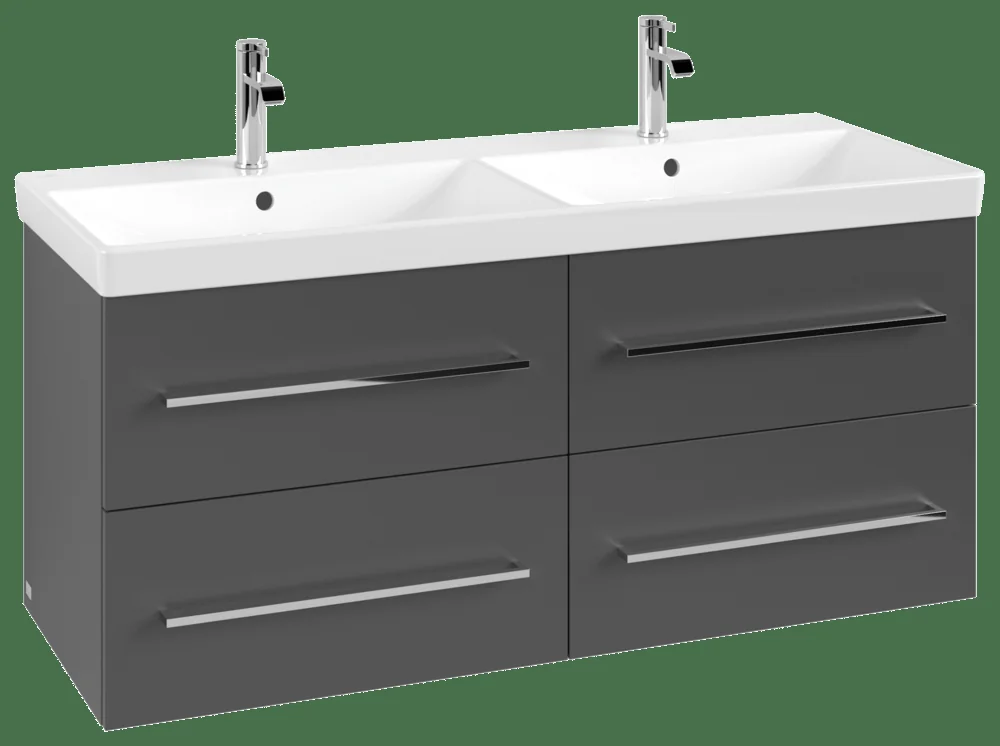 Villeroy & Boch Avento Waschbeckenunterschrank A89300, 1180 x 514 x 484 mm, Graphite