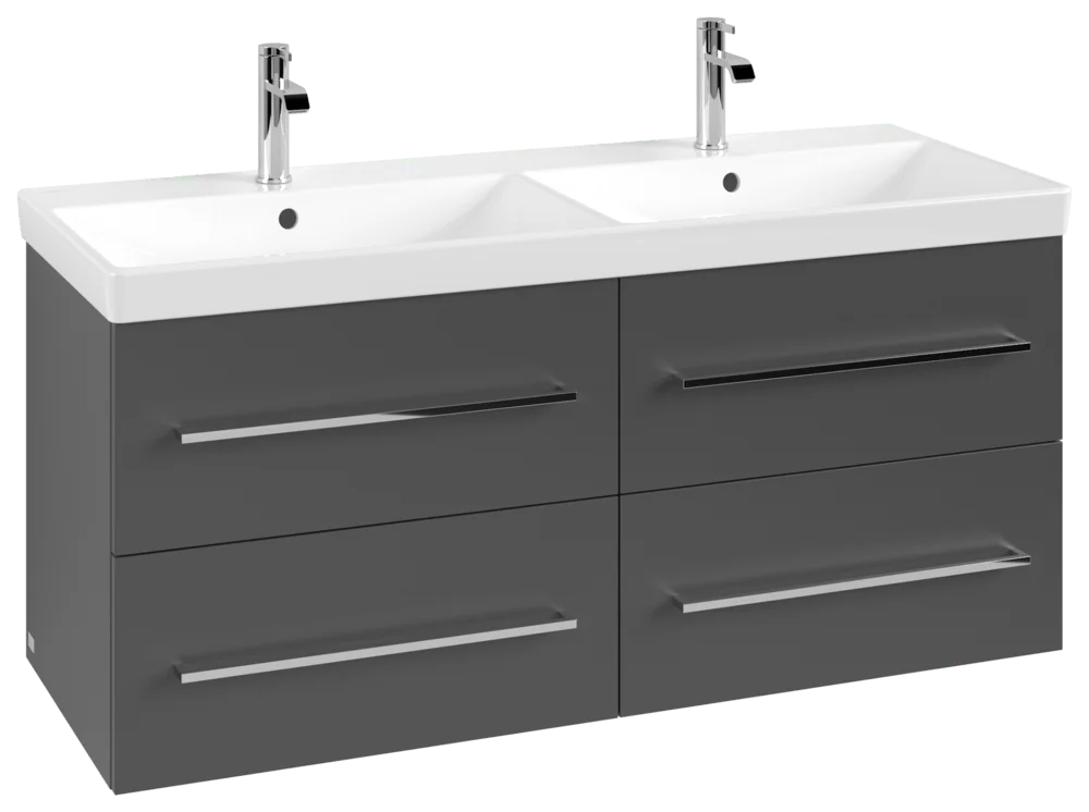 Villeroy & Boch Avento Waschbeckenunterschrank A89300, 1180 x 514 x 484 mm, Graphite Villeroy & Boch Avento Waschbeckenunterschrank A89300, 1180 x 514 x 484 mm, Graphite