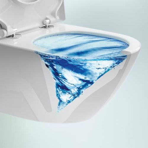 Set-Subway 3.0 WC CeramicPlus TwistFlush + WC-Sitz weiß, ViConnect E Mattchrom „Subway 3.0“