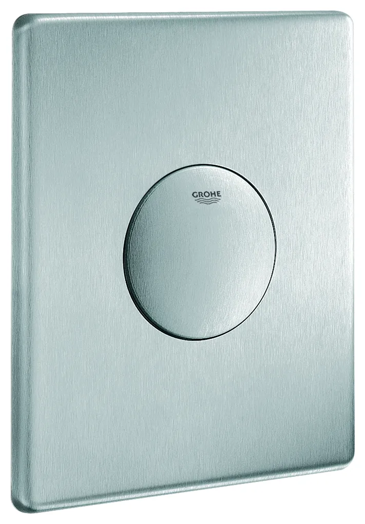 WC-Betätigung Skate 38672, 156 x 197 mm, für 1-Mengen-Betätigung, senkrechte Montage, edelstahl WC-Betätigung Skate 38672, 156 x 197 mm, für 1-Mengen-Betätigung, senkrechte Montage, edelstahl