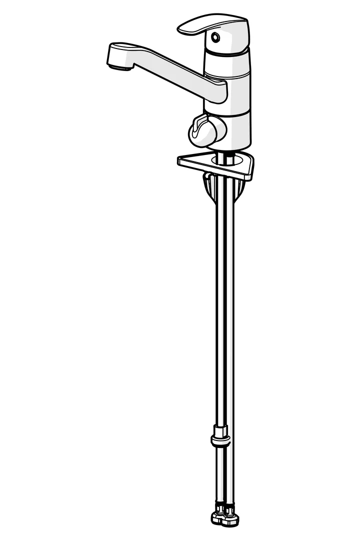 HansaPINTO Küchenarmatur Hansapinto 2017 Einhebelmischer DN15 Chrom
