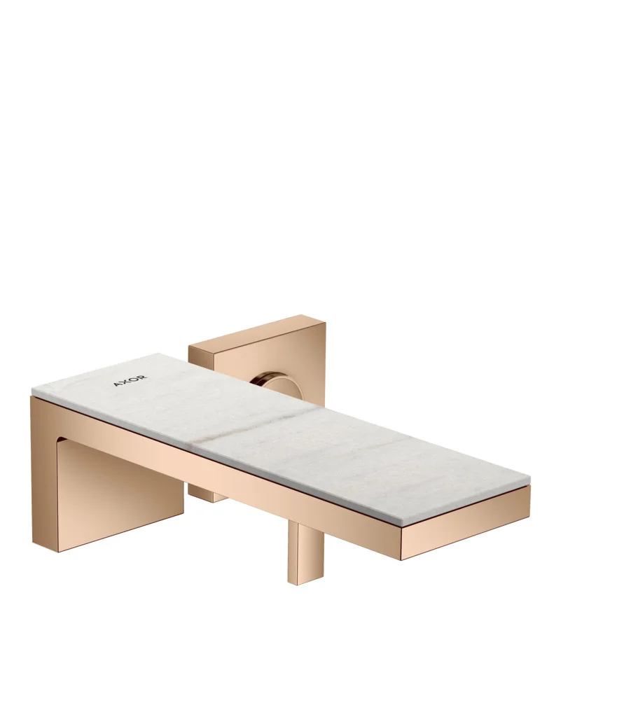 Hansgrohe AXOR MyEdition Platte 245 mm Marmor Lasa Covelano Vena Oro abnehmbar