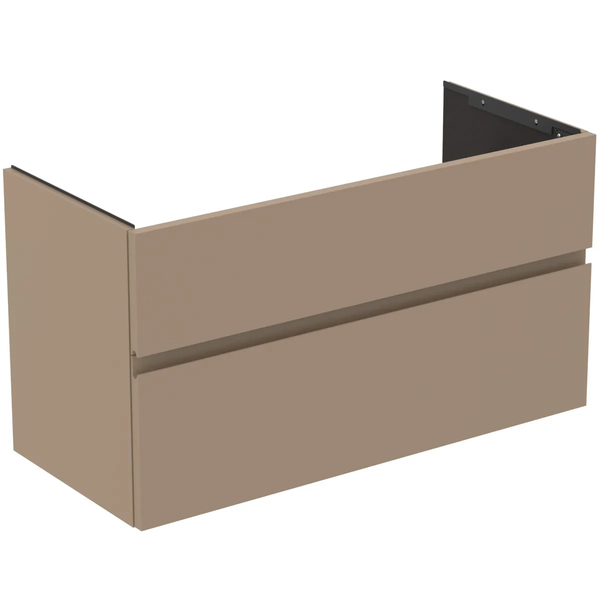 Ideal Standard Waschtischunterschrank „Finesse“ 100 × 54,5 × 44 cm Greige matt