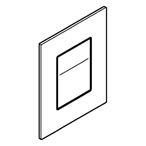 Grohe Arina WC-Betätigung Silk Motion, moon white Grohe Arina WC-Betätigung Silk Motion, moon white