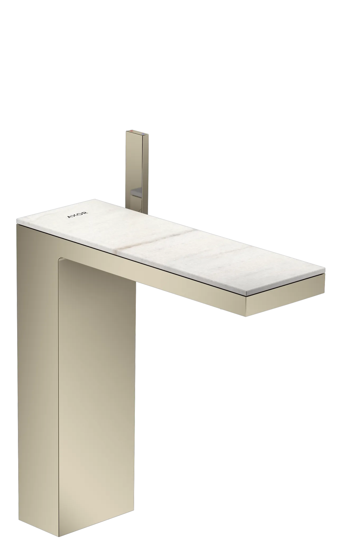 Hansgrohe AXOR MyEdition Mischer mit Platte 245 Marmor Lasa Covelano Vena Oro Hansgrohe AXOR MyEdition Mischer mit Platte 245 Marmor Lasa Covelano Vena Oro