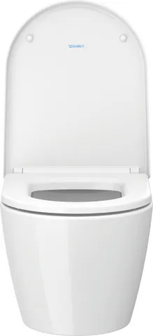 Duravit Wand-Tiefspül-WC inkl. WC-Sitz „ME by Starck“ 37,35 × 57 × 39,5 cm, Befestigung sichtbar, ohne Spülrand