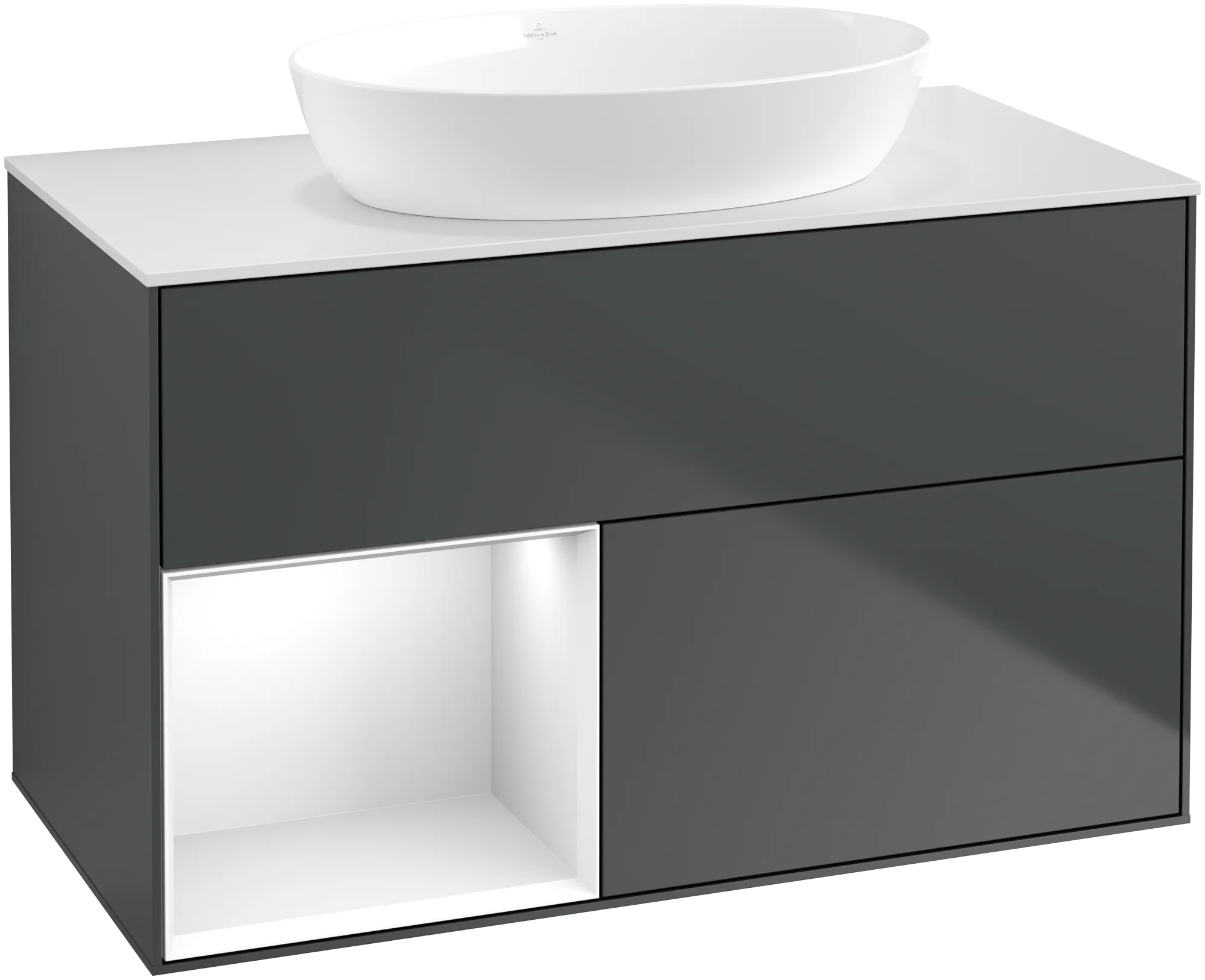 Villeroy & Boch Finion Waschbeckenunterschrank GA1, 1000 x 603 x 501 mm, mit Beleuchtung