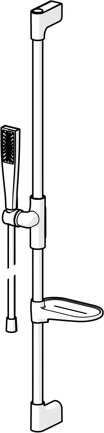 HansaAURELIA Wandstangengarnitur HansaAURELIA 4715 1-strahlig Chrom