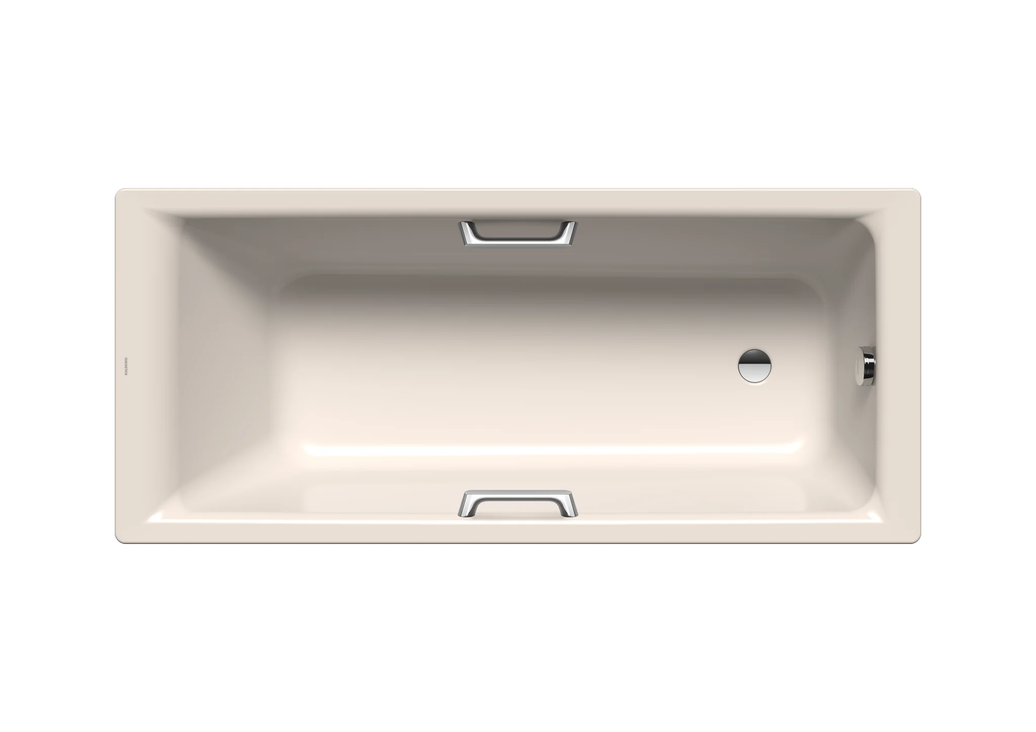 Kaldewei Badewanne „Puro“ Star rechteck 170 × 70 cm, mit Grifflochbohrungen mit Überlaufbohrung, in pergamon