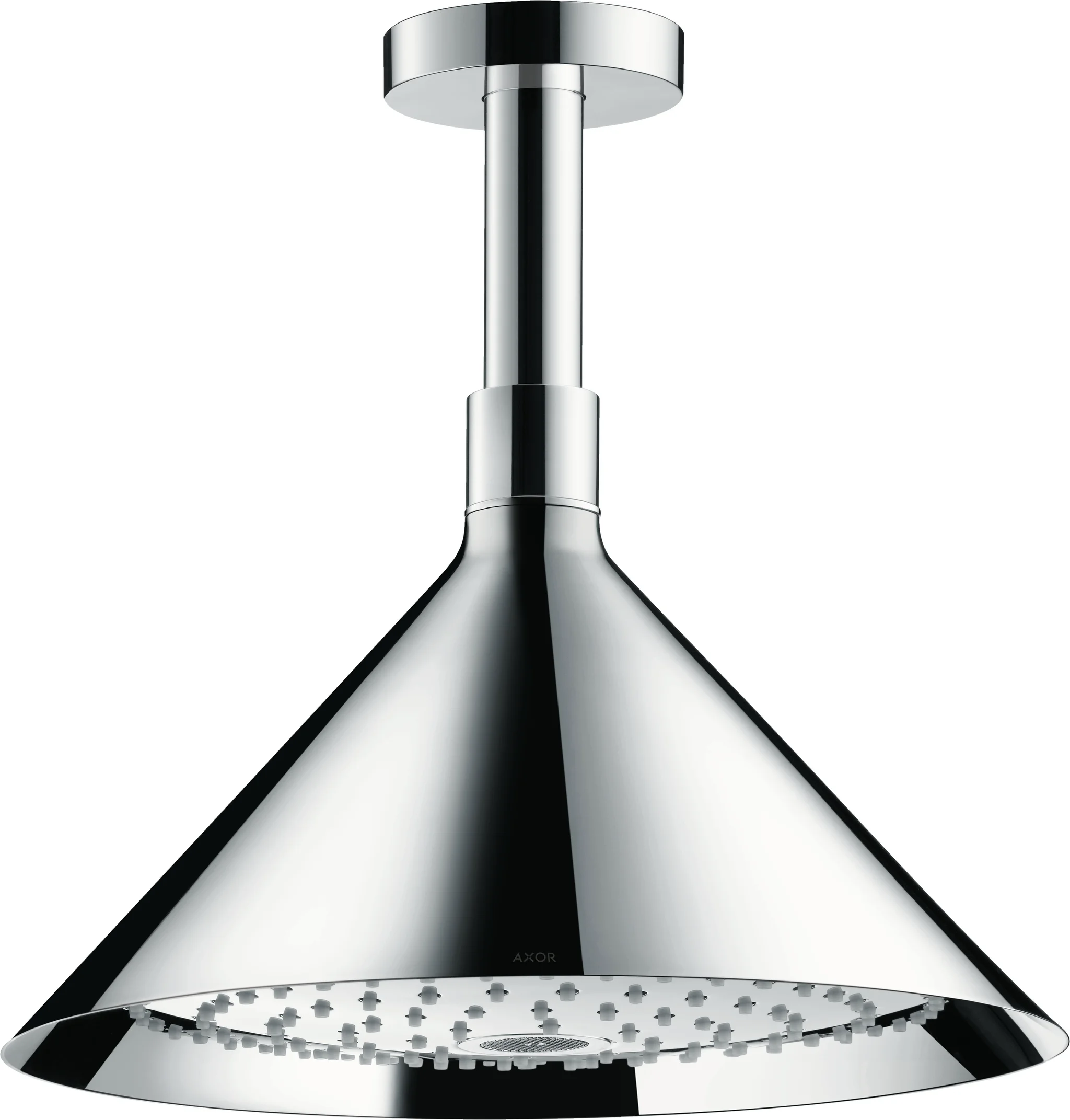 Hansgrohe AXOR Showers/front Kopfbrause 2jet mit Deckenanschluss, Chrom, 279 mm Brausekopfgröße, Rain/RainAir Strahl, 17 l/min Durchflussmenge, verstellbarer Winkel, abnehmbare Strahlscheibe, DN15 Anschluss Hansgrohe AXOR Showers/front Kopfbrause 2jet mit Deckenanschluss, Chrom, 279 mm Brausekopfgröße, Rain/RainAir Strahl, 17 l/min Durchflussmenge, verstellbarer Winkel, abnehmbare Strahlscheibe, DN15 Anschluss