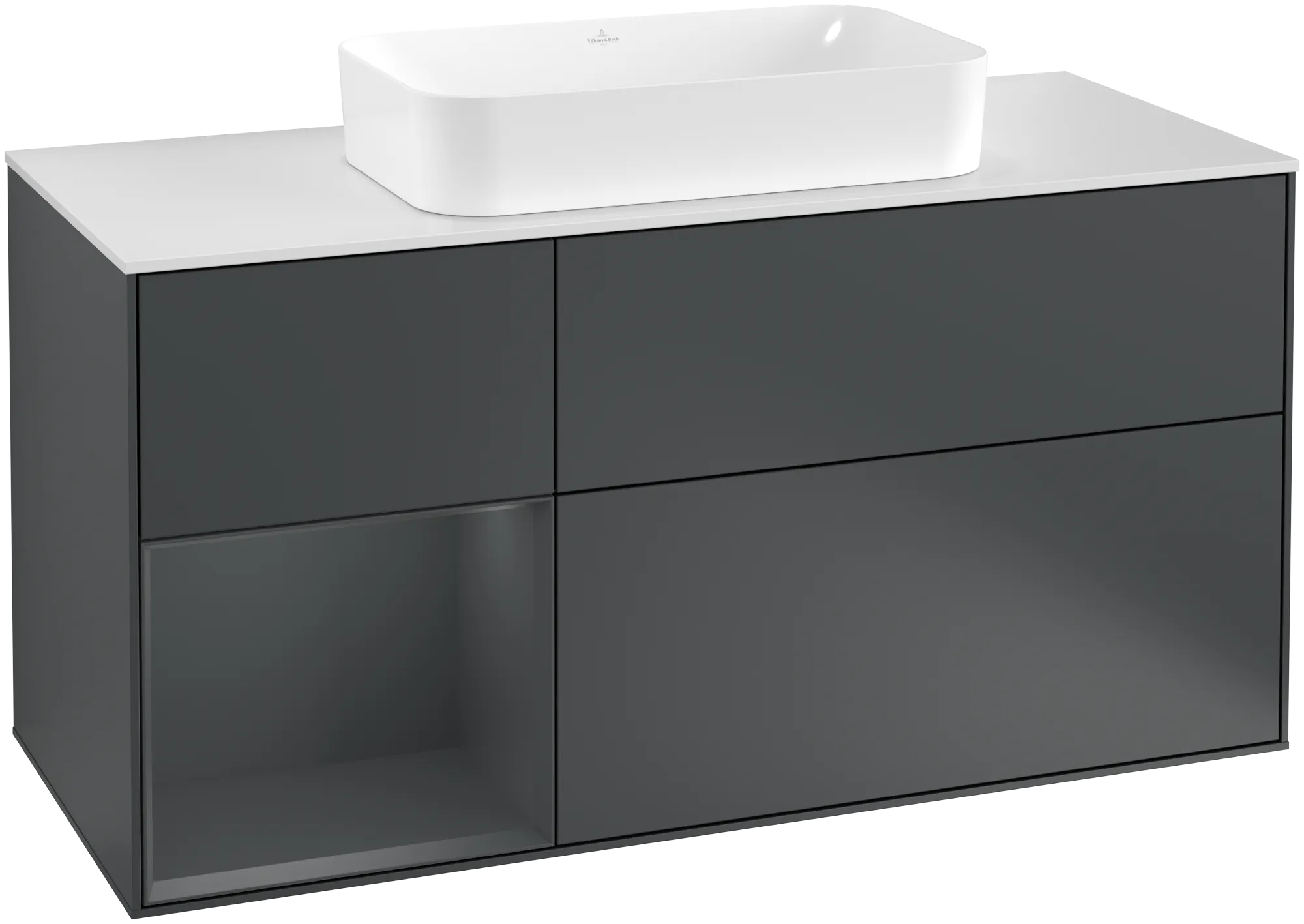 Villeroy & Boch Finion Waschbeckenunterschrank F29 1200x603x501mm Midnight Blue Matt