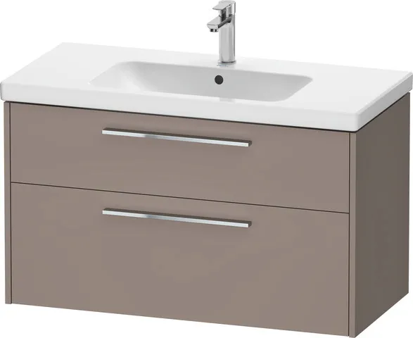 Duravit Waschtischunterschrank Wandhängend „D-Code“ 98,4 × 55,5 × 46 cm in Basalt Matt Duravit Waschtischunterschrank Wandhängend „D-Code“ 98,4 × 55,5 × 46 cm in Basalt Matt