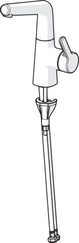 Einhand-Waschtischarmatur „Designo Style“ Ausladung 151 mm in Chrom Einhand-Waschtischarmatur „Designo Style“ Ausladung 151 mm in Chrom