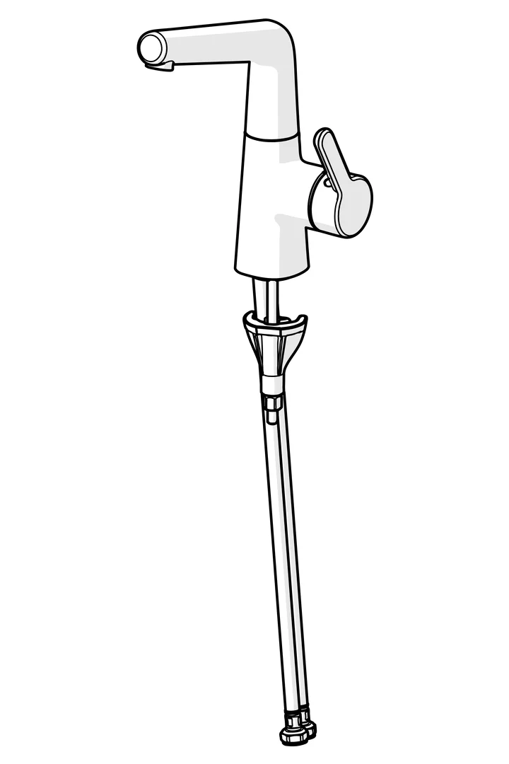 HansaDESIGNO Style Waschtischarmatur 5149 Ausladung 150 mm DN15 Chrom