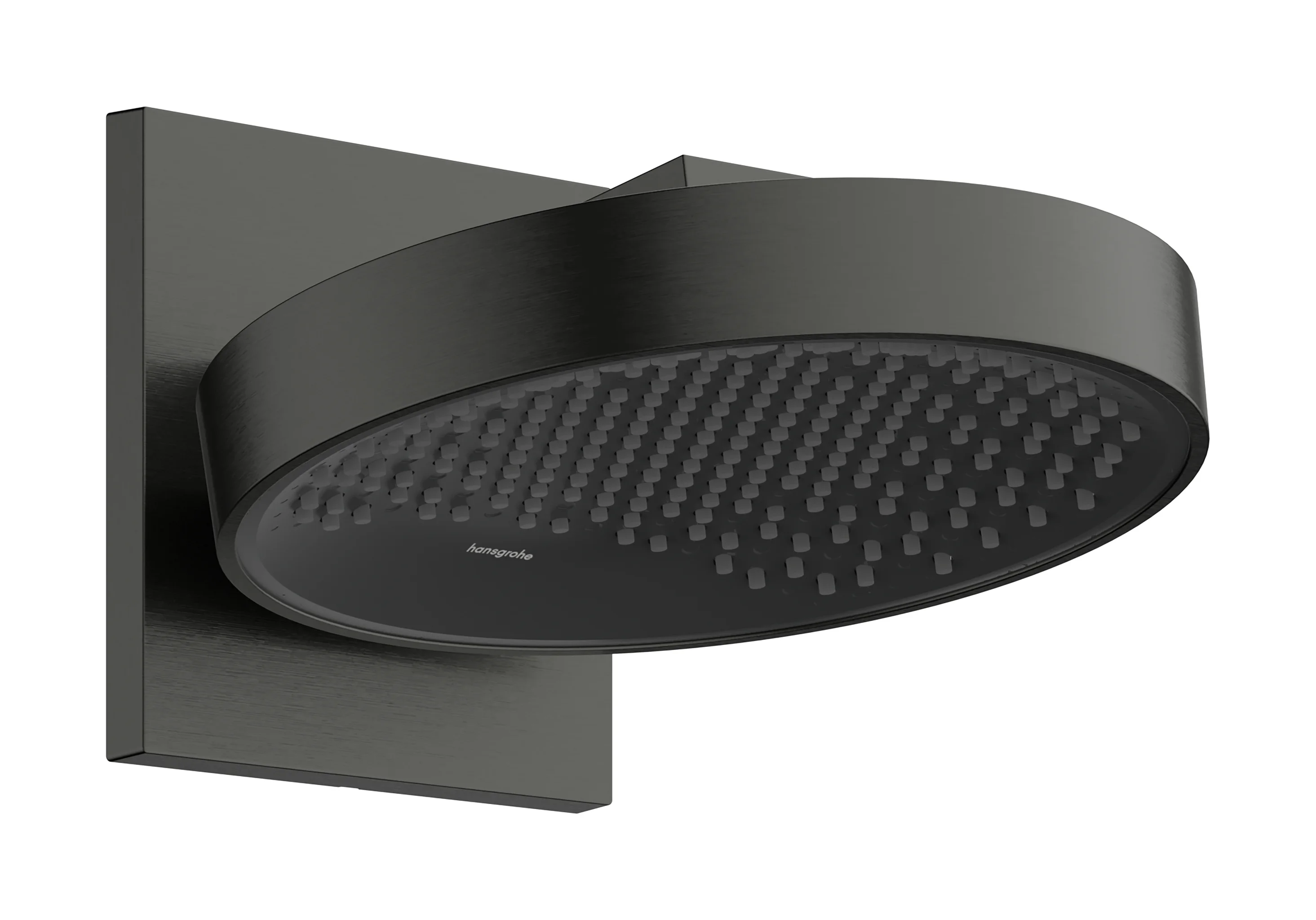 Hansgrohe Rainfinity Kopfbrause 250 mm, 1 Strahl, Brushed Black Chrome, Wandmontage BBC