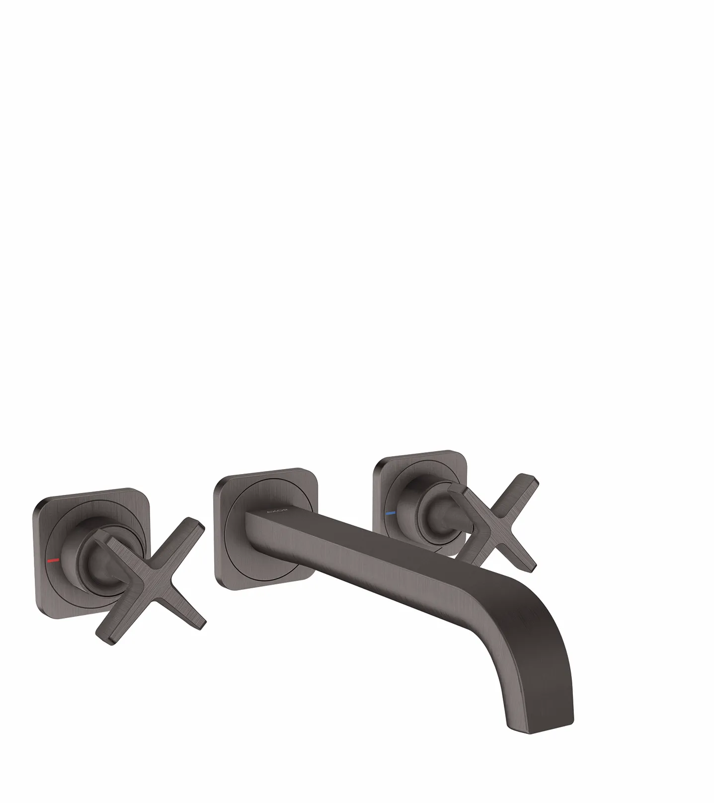 Hansgrohe AXOR Citterio E 3-Loch Waschtischarmatur Unterputz, Brushed Black Chrome