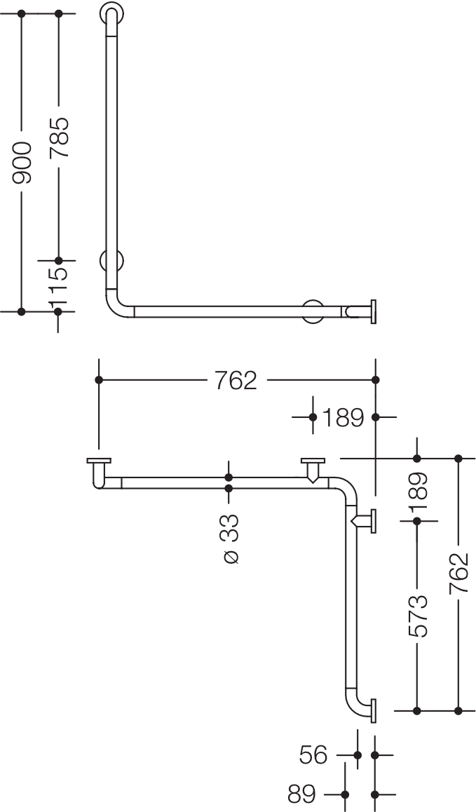 HEWI Haltegriff „Serie 801“