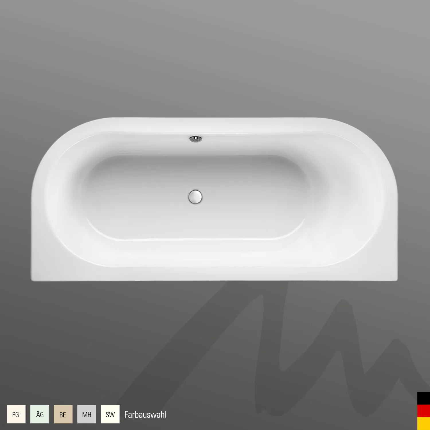 Mauersberger Acryl-Badewanne primo 2 180/80 uno