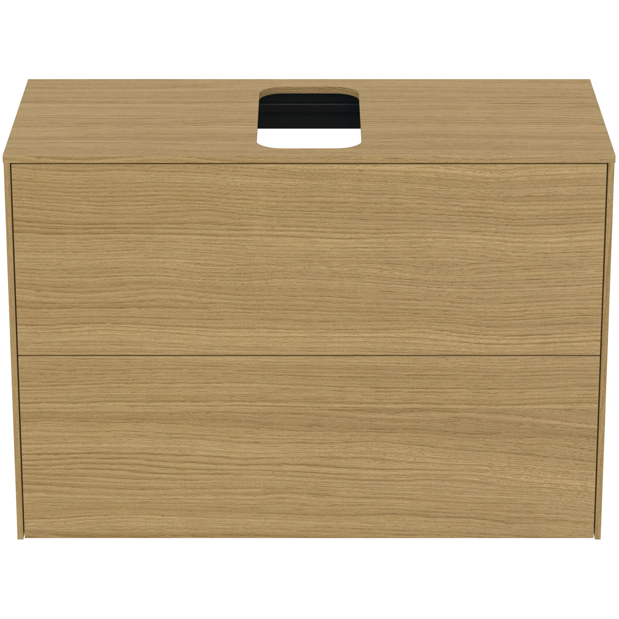 Ideal Standard Waschtischunterschrank Conca, 2 Auszüge, Eiche hell