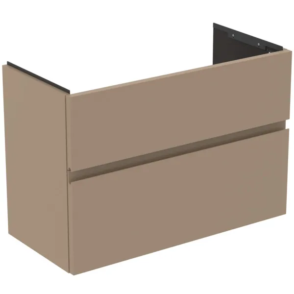 Ideal Standard Möbelwaschtischunterschrank Finesse 800x375x550mm 2 Auszüge Greige matt