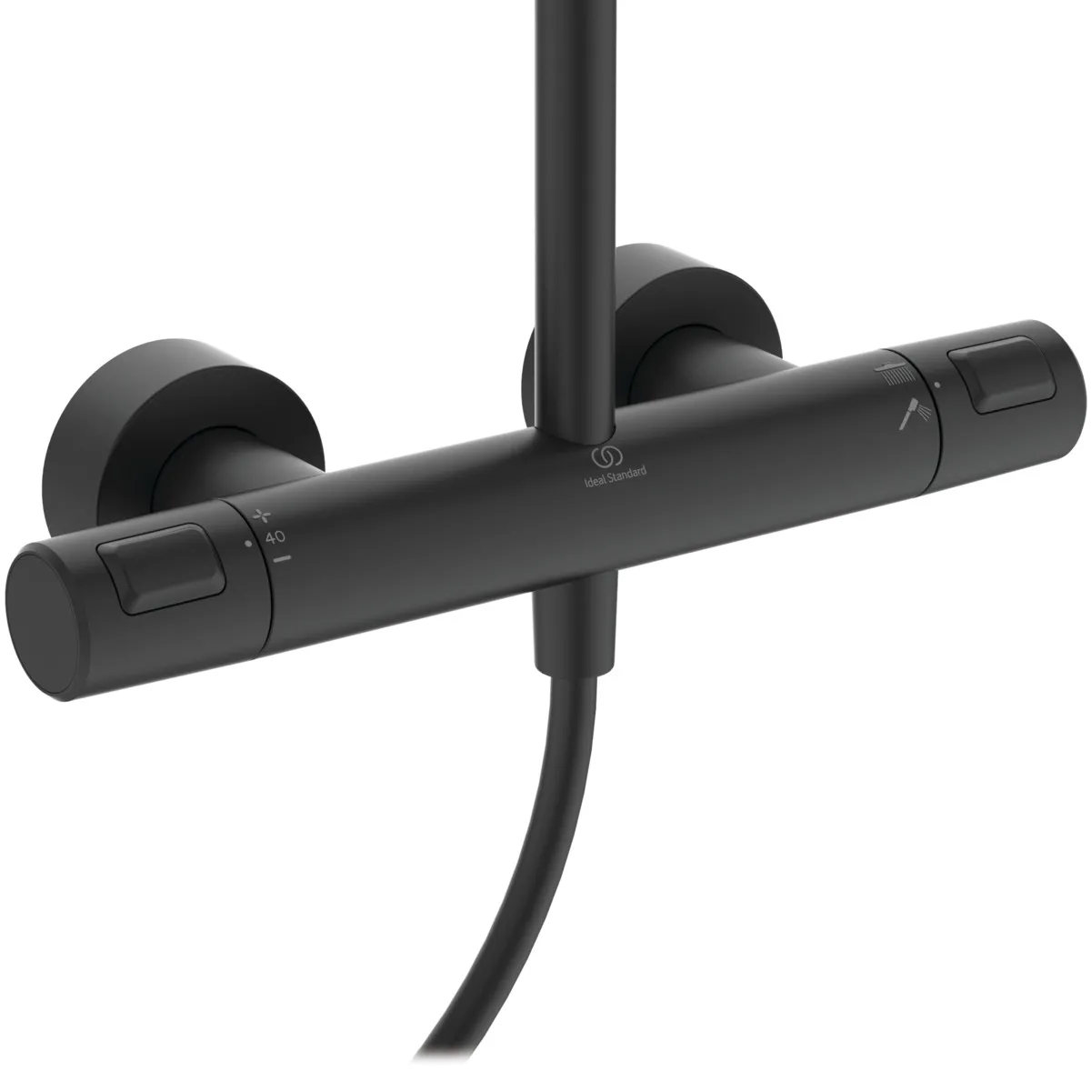 Ideal Standard Ceratherm T25 Duschsystem Stick-Handbrause Silk Black Ideal Standard Ceratherm T25 Duschsystem Stick-Handbrause Silk Black