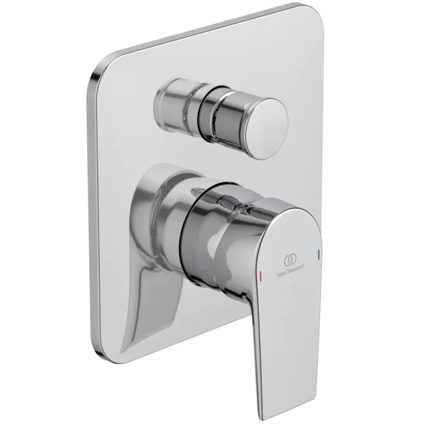 Ideal Standard Badearmatur TESI Unterputz Bausatz 2, Rosette 163x163mm, Chrom Ideal Standard Badearmatur TESI Unterputz Bausatz 2, Rosette 163x163mm, Chrom